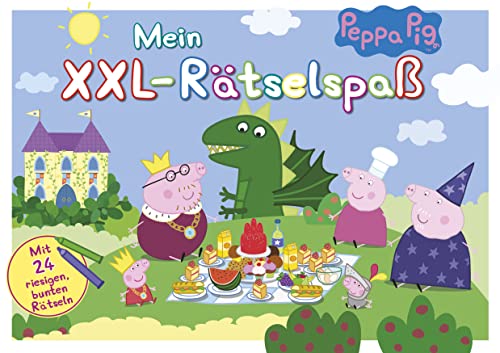 Mein XXL-Rätselspaß Peppa Pig: Mit 24 riesigen, bunten Rätseln für Kinder ab 4 Jahren