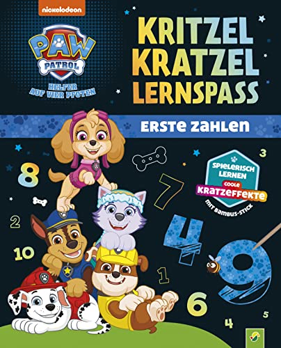 PAW Patrol Kritzel-Kratzel-Lernspaß: Erste Zahlen: Für Kinder ab 5 Jahren │ Spielerische Schulvorbereitung. Lernübungen, Rätsel und Aufgaben mit Marshall, Chase und Co. PAW Patrol Kritzel-Kratzel-Lernspaß: Erste Zahlen: Für Kinder ab 5 Jahren │ Spielerische Schulvorbereitung. Lernübungen, Rätsel und Aufgaben mit Marshall, Chase und Co.