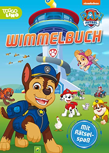 PAW Patrol Wimmelbuch. Mit Rätselspaß. Für Kinder ab 3 Jahren: Großes, buntes Bilderbuch mit Chase, Marshall, Skye und den Hunden aus der Abenteuerbucht PAW Patrol Wimmelbuch. Mit Rätselspaß. Für Kinder ab 3 Jahren: Großes, buntes Bilderbuch mit Chase, Marshall, Skye und den Hunden aus der Abenteuerbucht