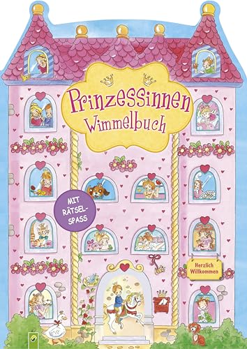 Prinzessinnen Wimmelbuch. Für Kinder ab 3 Jahren: Riesen-Wimmelbuch mit Rätselspaß und Gucklöchern (Wimmelbücher)