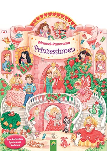 Wimmel-Panorama Prinzessinnen: Leporello zum Aufstellen, Spielen und Vorlesen für Kinder ab 3 Jahren