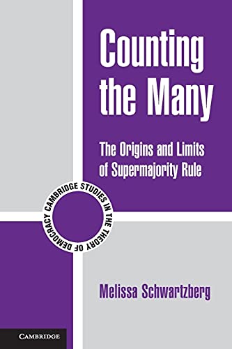 Counting the Many: The Origins And Limits Of Supermajority Rule (Cambridge Studies in the Theory and Democracy)