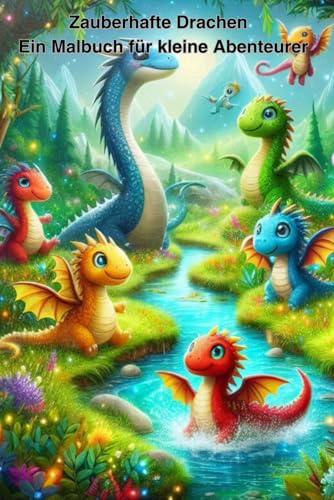 Zauberhafte Drachen - Ein Malbuch für kleine Abenteurer Zauberhafte Drachen - Ein Malbuch für kleine Abenteurer von Independently published
