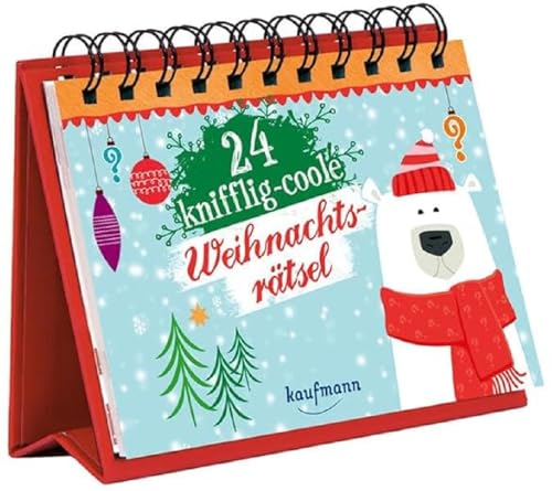 24 knifflig-coole Weihnachtsrätsel: Der Rätseladventskalender (Adventskalender für Erwachsene: Aufstell-Buch mit Rätseln)