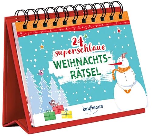 24 superschlaue Weihnachtsrätsel (Adventskalender für Erwachsene: Aufstell-Buch mit Rätseln) von Kaufmann Ernst Vlg GmbH