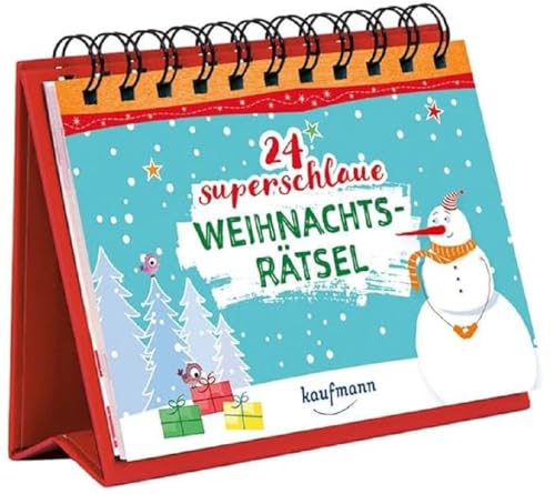 24 superschlaue Weihnachtsrätsel (Adventskalender für Erwachsene: Aufstell-Buch mit Rätseln)
