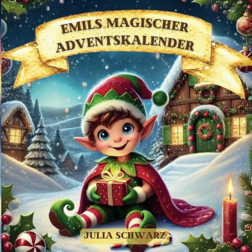 Emils magischer Adventskalender: 24 zauberhafte Geschichten mit Emil, 24 passende Ausmalbilder + tägliche Aufgaben für die Kinder von Independently published