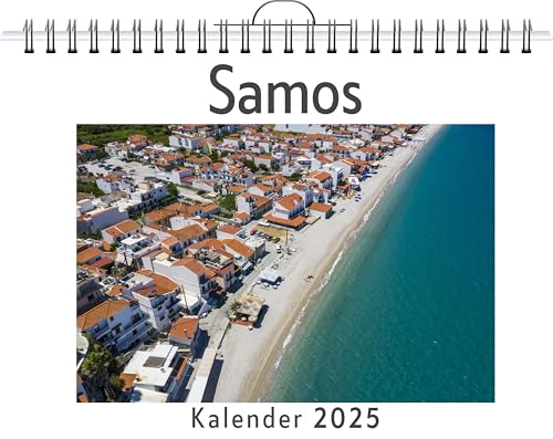 Samos - (Wandkalender 2025, Kalender DIN A4 quer, Monatskalender im Querformat mit Kalendarium, das perfekte Geschenk) von FlipFlop