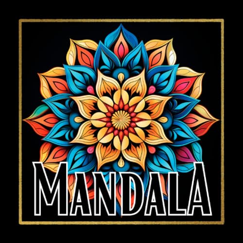 Mandala Malbuch „Black“: Wunderschöne Mandalas auf schwarzem Hintergrund. Malbuch Mandala für Erwachsene. Malbuch Mandala. (Black Midnight- Mandala) von epubli