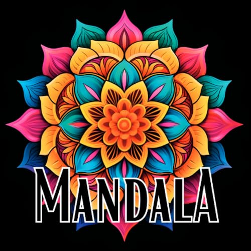 Schwarzes Mandala Malbuch: Perfekte Mandalas auf schwarzem Hintergrund. Malbuch für Erwachsene. Malbuch Mandala. (Black Midnight- Mandala) von epubli