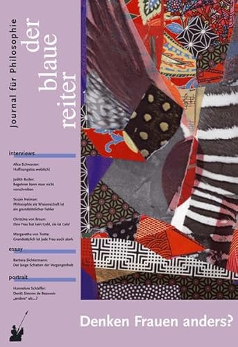Der Blaue Reiter. Journal für Philosophie / Denken Frauen anders? Der Blaue Reiter. Journal für Philosophie / Denken Frauen anders?