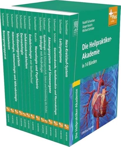 Die Heilpraktiker-Akademie in 14 Bänden: mit Zugang zum Elsevier-Portal