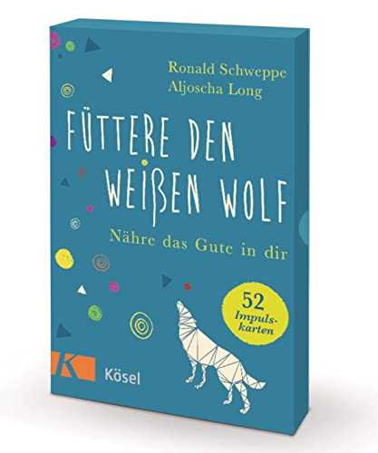 Füttere den weißen Wolf: Nähre das Gute in dir - 52 Impulskarten I mit Stülpdeckelschachtel und Booklet