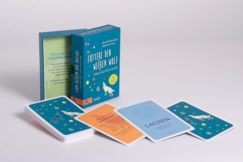 Füttere den weißen Wolf: Nähre das Gute in dir - 52 Impulskarten I mit Stülpdeckelschachtel und Booklet Füttere den weißen Wolf: Nähre das Gute in dir - 52 Impulskarten I mit Stülpdeckelschachtel und Booklet