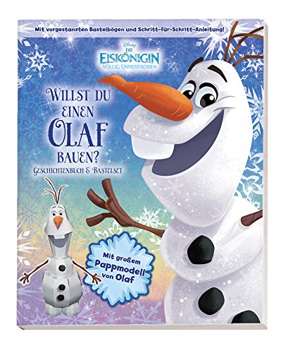 Disney Die Eiskönigin: Willst du einen Olaf bauen?: Geschichtenbuch & Bastelset