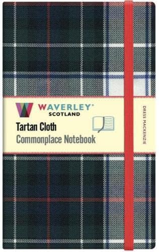 Dress Mackenzie Large Tartan Notebook: 21 x 13cm: - Waverley Scotland Tartan Cloth Commonplace Notebook/Journal