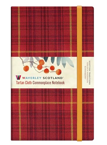 Waverley Scotland Tartan Notebook: Rowanberry Large 21 x 13cm (Waverley Scotland Tartan Cloth Commonplace Notebooks, Band 91)
