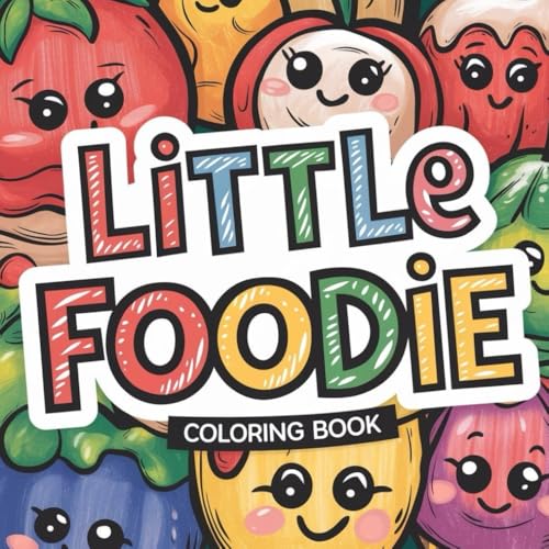 Little Foodie Coloring Book