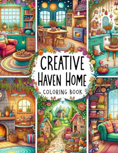 Creative Haven Home Coloring Book: Find serenity and inspiration in the familiar scenes of home with this delightful, featuring charming illustrations ... feelings of warmth, comfort, and belonging von Independently published
