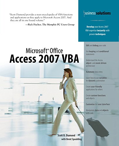 Microsoft Office Access 2007 VBA (Business Solutions) von Que