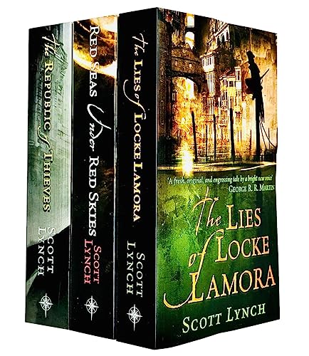 Gentleman Bastard Sequence Series Scott Lynch 3 Books Collection Set (The Lies of Locke Lamora, Red Seas Under Red Skies, The Republic of Thieves) - Scott Lynch