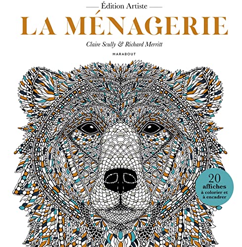 La Ménagerie - Edition artiste: 20 affiches à colorier et à encadrer von MARABOUT