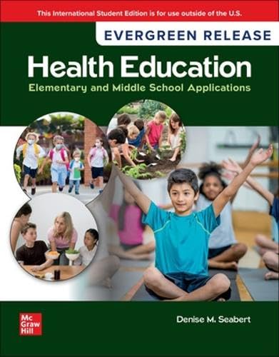 Health Education: Elementary and Middle School Applications: 2025 Release ISE von McGraw-Hill Education