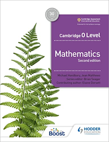 Cambridge O Level Mathematics Second edition: Hodder Education Group