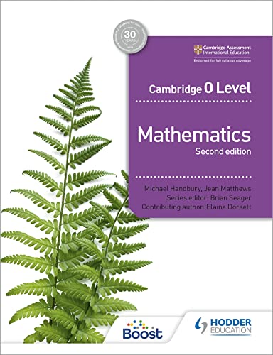 Cambridge O Level Mathematics Second edition: Hodder Education Group von Hodder Education