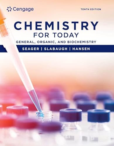 Chemistry for Today: General, Organic, and Biochemistry von Cengage Learning