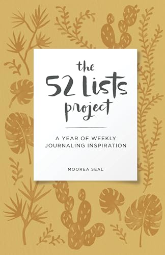 The 52 Lists Project Botanical Pattern: A Year of Weekly Journaling Inspiration (A Guided Self-Love Journal with Prompts , Photos, and Illustrations)