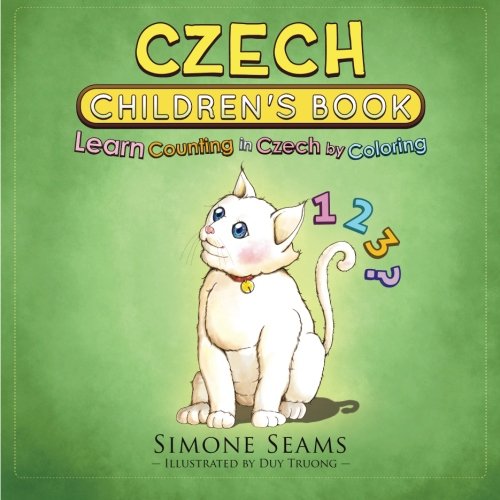 Czech Children's Book: Learn Counting in Czech by Coloring