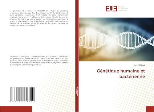 Génétique humaine et bactérienne: DE von Éditions universitaires européennes