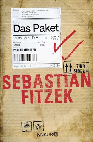 Das Paket: Psychothriller | SPIEGEL Bestseller Platz 1 | "Sebastian Fitzek hat ein Paket gepackt, das es in sich hat: eine irre Story, Grusel und Spannung bis zur letzten Zeile." dpa Das Paket: Psychothriller | SPIEGEL Bestseller Platz 1 | "Sebastian Fitzek hat ein Paket gepackt, das es in sich hat: eine irre Story, Grusel und Spannung bis zur letzten Zeile." dpa
