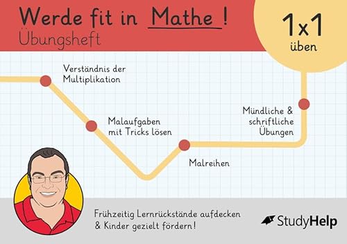 Werde fit in Mathe: Einmaleins (1x1) üben / Lernrückstand erkennen und Kinder gezielt fördern von StudyHelp