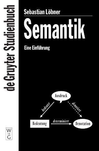 Semantik: Eine Einführung (De Gruyter Studienbuch) von de Gruyter