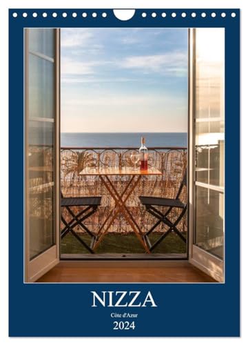 Nizza – Cote d'Azur 2024 (Wandkalender 2024 DIN A4 hoch), CALVENDO Monatskalender: Die Hauptstadt der Cote d'Azur von CALVENDO