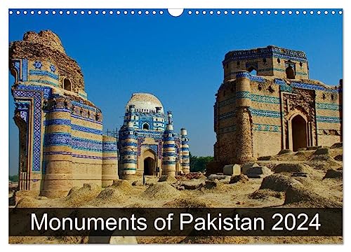 Monuments of Pakistan 2024 (Wandkalender 2024 DIN A3 quer), CALVENDO Monatskalender von CALVENDO