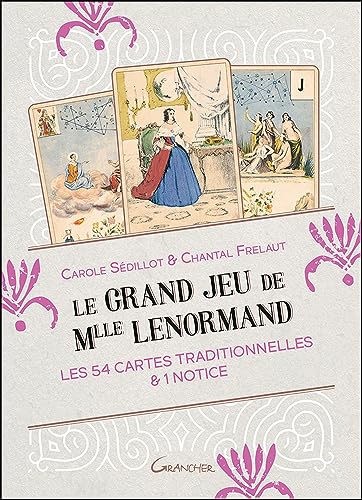 Le Grand Jeu de Mlle Lenormand - Les 54 cartes traditionnelles & 1 notice - Coffret von GRANCHER