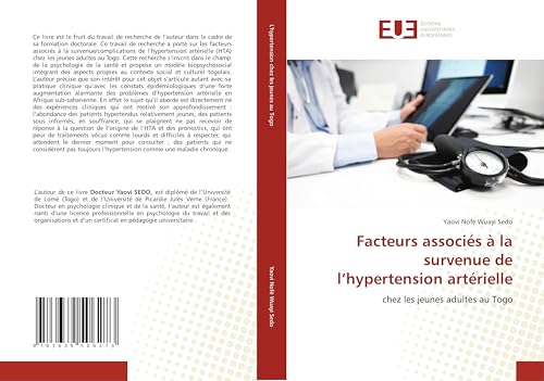 Facteurs associés à la survenue de l'hypertension artérielle: chez les jeunes adultes au Togo von VDM Verlag