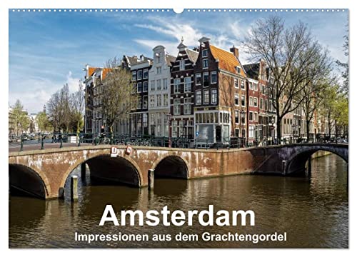Amsterdam - Impressionen aus dem Grachtengordel (Wandkalender 2025 DIN A2 quer), CALVENDO Monatskalender von CALVENDO