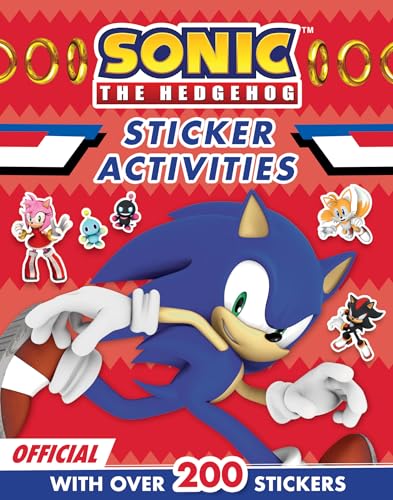 Sonic the Hedgehog Sticker Activities Book: Sticker-Filled Puzzles and Activities Perfect For All Sonic Fans. It Includes 6 Pages of Stickers.