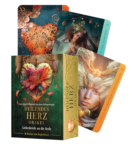 Heilendes Herz Orakel: Liebesbriefe an deine Seele - 36 Karten mit Begleitbuch von Irisiana