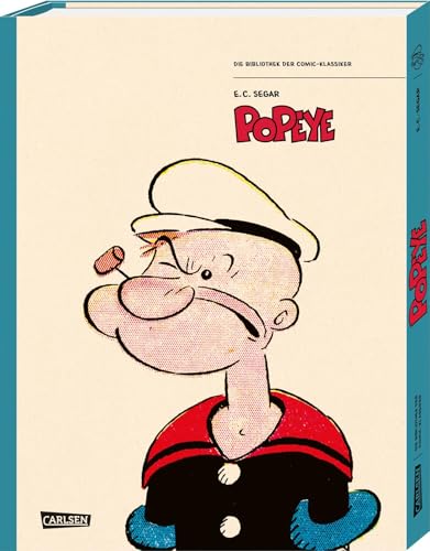 Die Bibliothek der Comic-Klassiker: Popeye: Hochwertiger Sammelband mit Lesebändchen und drei längeren Popeye-Comics im Schuber