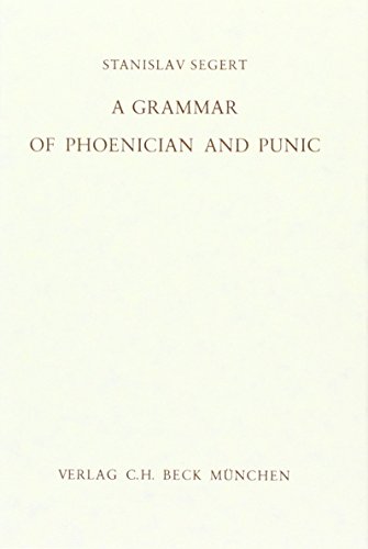 A Grammar of Phoenician and Punic (Clavis linguarum semiticarum) von C.H.Beck