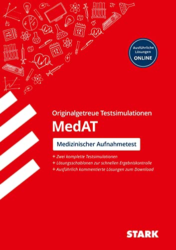 STARK Testsimulationen MedAT 2021/2022 - Testaufgaben mit Lösungen von Stark Verlag GmbH