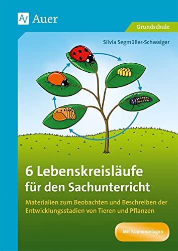 6 Lebenskreisläufe für den Sachunterricht: Materialien zum Beobachten und Beschreiben der Entwicklungsstadien von Tieren und Pflanzen (1. bis 4. Klasse) von Auer Verlag i.d.AAP LW