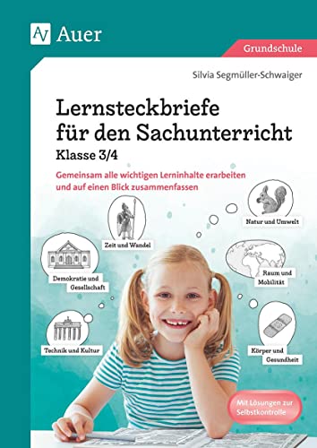 Lernsteckbriefe für den Sachunterricht Klasse 3/4: Gemeinsam alle wichtigen Lerninhalte erarbeiten und auf einen Blick zusammenfassen von Auer Verlag in der AAP Lehrerwelt GmbH