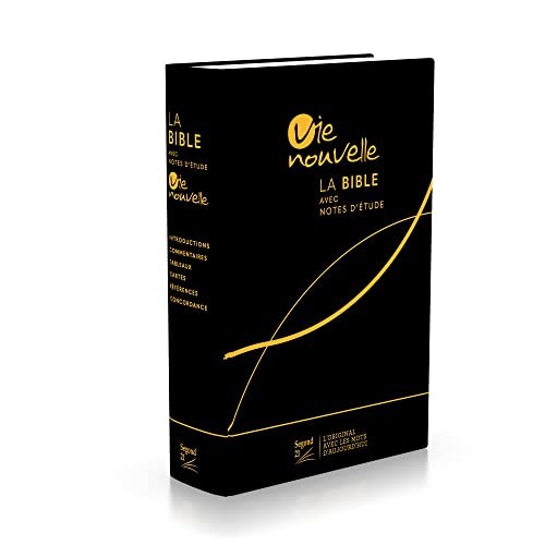 Bible d'étude Vie nouvelle, Segond 21, noire : couverture rigide toilée von Société Biblique de Genève