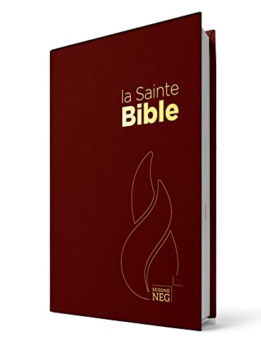 Bible NEG1979, modèle compact, couv. reliée rigide grenat: couverture rigide